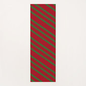 Gewoon Rood en groen Vrolijk kerstpatroon Yogamat (Voorkant)
