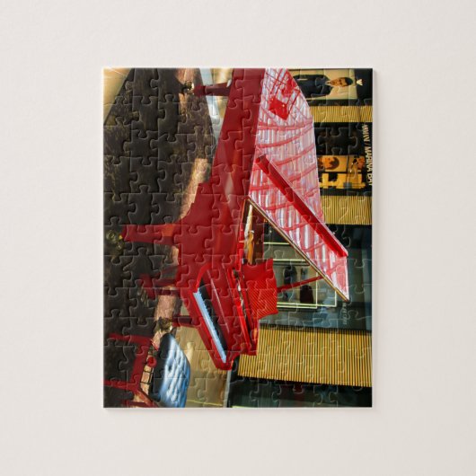 Gewoon rood: groots piano legpuzzel (Verticaal)