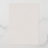 Gewoon Roze Elegant  Zilver Folie Uitnodiging (Achterkant)