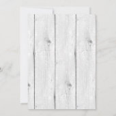 Gewoon rustiek & elegant | Moderne aangepaste Init Kaart (Achterkant)