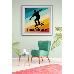 Gewoon Schaats Skateboarden Poster