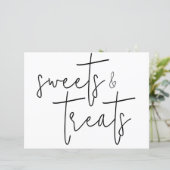 Gewoon schilderachtige dessert tafel teken (Staand voorkant)