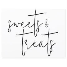 Gewoon schilderachtige dessert tafel teken