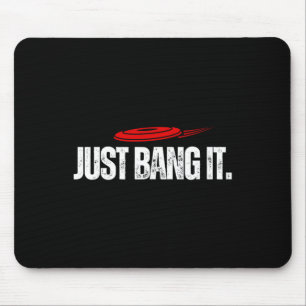 Gewoon Slaan. Grappig Disc Golf Cadeau Disc Golfer Muismat
