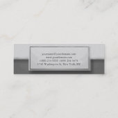 Gewoon Slim Gray Pattern Modern Visitekaartje (Achterkant)