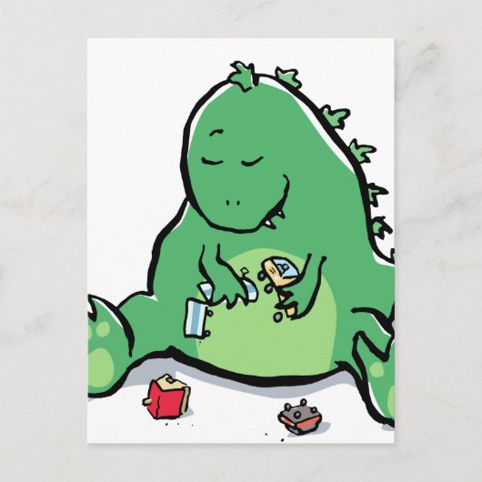 gewoon spelen - groot briefkaart (Voorkant)