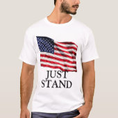 Gewoon staan, Amerikaanse vlag T-shirt (Voorkant)