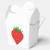 Gewoon Strawberry gunstboxen Bedankdoosjes (Geopend)