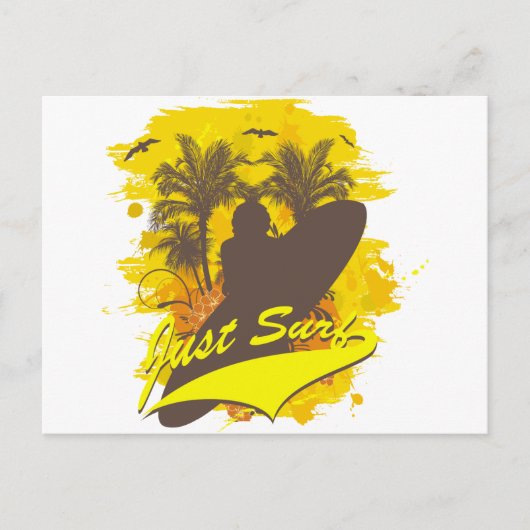 Gewoon Surf Briefkaart (Voorkant)