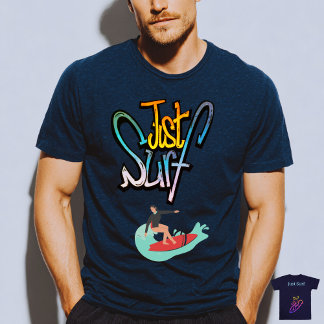 Gewoon Surfen en Genieten van de Golven T-shirt