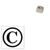 Gewoon Symbolen / Iconen - COPYRIGHT + ideeën Rubberstempel (Gestempeld)