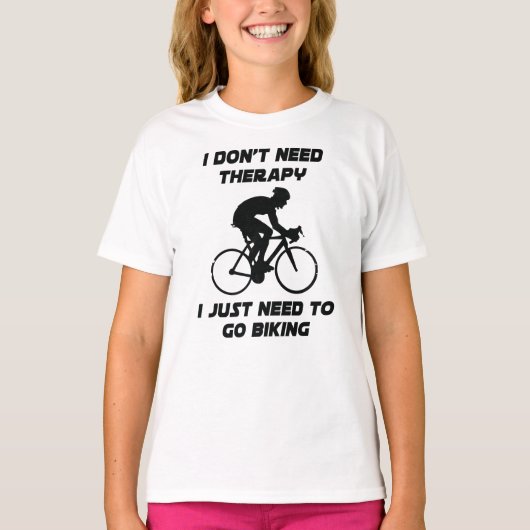 Gewoon T-Shirt gaan fietsen (Voorkant)