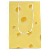 Gewoon te Cheesy! Aangepaste Zwitserse kaas Medium Cadeauzakje (Achterkant)