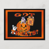 Gewoon te stommerik met een bulledog puppy Peking Briefkaart (Voorkant)