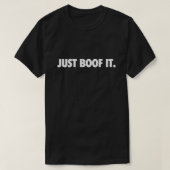 Gewoon tekst uit het wit t-shirt (Design voorkant)