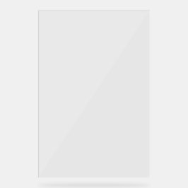 Gewoon transparant 24 "x 36" Wedding Zitting Grafi Acryl Bord