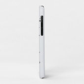 Gewoon Trendy Personalized White Silver Case-Mate iPhone Case (Achterkant/links)