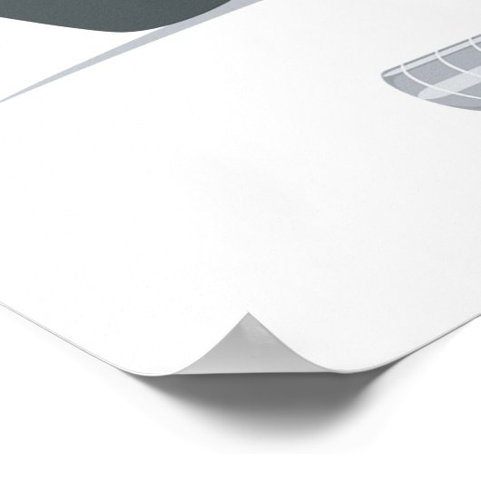 Gewoon trouwen met koppel wegrijden poster (Hoek)