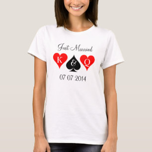 Gewoon trouwen met shirt in Las Vegas met datum