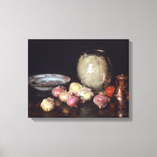 Gewoon uien canvas afdruk