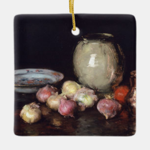 Gewoon uien keramisch ornament