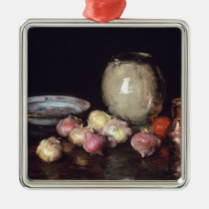 Gewoon uien metalen ornament