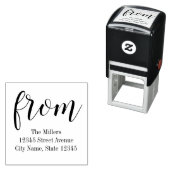 Gewoon van gepersonaliseerde rubberen stempel (In situ)