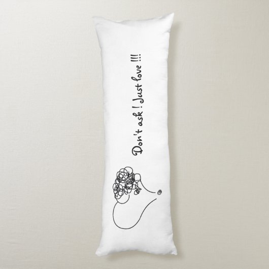 Gewoon van het liefdeslijk kussen (Achterkant (Verticaal))