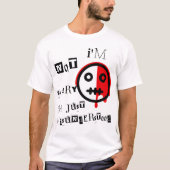 Gewoon verkeerd begrepen grappig t-shirt (Voorkant)