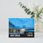 Gewoon verkocht - Black Modern - Briefkaart (Staand voorkant)