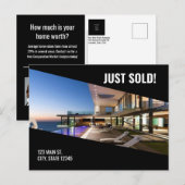 Gewoon verkocht - Zwarte Metro - Briefkaart (Voorkant / Achterkant)