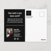 Gewoon verkocht - Zwarte Metro - Briefkaart (Achterkant)