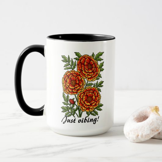 Gewoon Vibing Mok (Met donut)