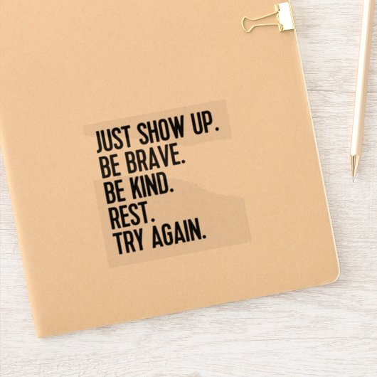 Gewoon vinyl Stickers Shows (Notitieboek)