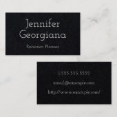 Gewoon Visitekaartje en modern uitbreidingsbord (Voorkant / Achterkant)