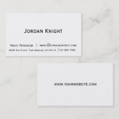 Gewoon visitekaartje met twee tinten (Voorkant / Achterkant)