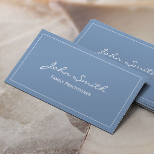 Gewoon Visitekaartje van de arts van de blauwe fam