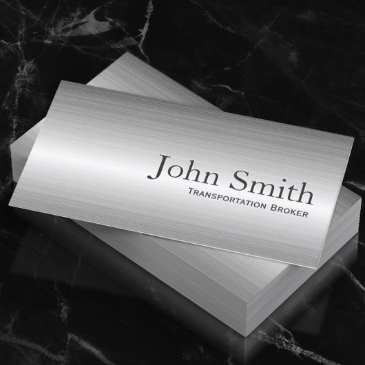 Gewoon Visitekaartje voor metaaltransportmakelaar
