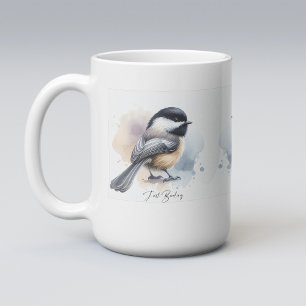Gewoon vogelte zwart Pet chickadee Koffiemok