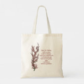 Gewoon voor vandaag Inspirerend gebeden Tote Bag (Achterkant)