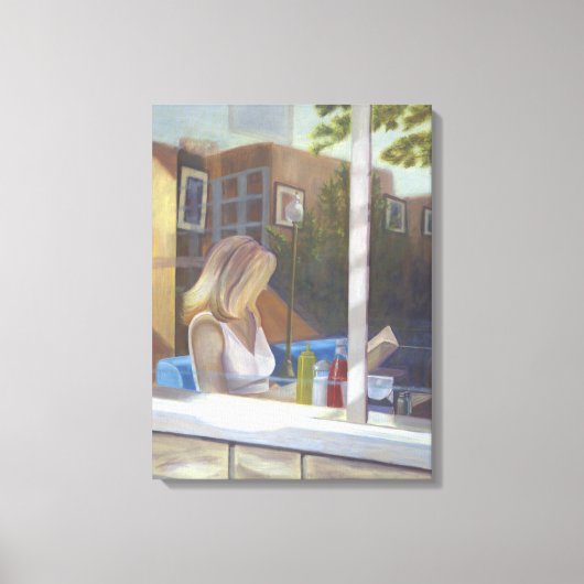 Gewoon voorbij gaan canvas afdruk (Voorkant)