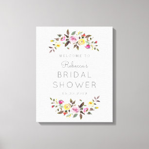 Gewoon  welkom verpakt canvas teken afdruk