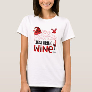Gewoon wijn halen t-shirt