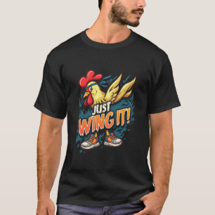 GEWOON WINGEN! Grappige Kip T-shirt
