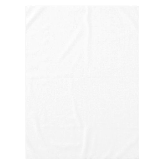 Gewoon wit 52 "x 70" Blank bruiloft Tafelkleed (Voorkant)