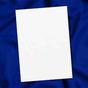 Gewoon wit 5" x 7" Matte Blank Afstuderen Bedankkaart