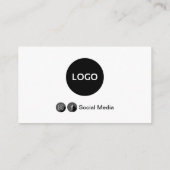 Gewoon wit visitekaartje (Achterkant)