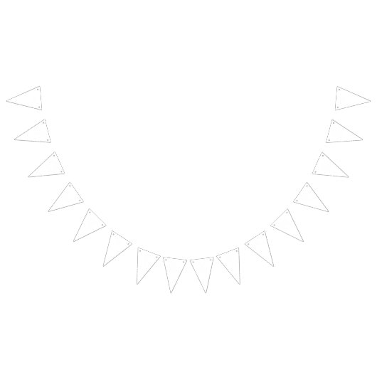 Gewoon witte vaste kleur Pas deze aan Vlaggetjes (Alle)