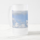 Gewoon Wolken Frosted Mok (Voorkant links)