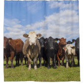 Gewoon - WUT? Ja, dit zijn koeien Douchegordijn (Voorkant)